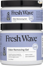 Fresh Wave Lavender Odor Removing Gel, 15 oz. & 7 oz.| Safer Odor Absorbers for Home | Natural Plant-Based Odor Eliminator | Every 7 oz. lasts 30-60 Days | For Cooking, Smoke, Trash & Pets
