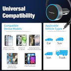 Retractable Car Charger USB C, 90W Phone Cigarette Lighter Adapter USB-C Fast Charging Plug Car Accessories for iPhone 17 16 15 Pro Max, iPad, Android, Built-in Type-C Cable, Gifts for Women Men