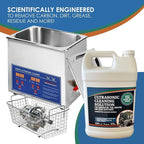 NORTHWEST ENTERPRISES Ultrasonic Cleaner Solution for Carburetors and Engine Parts. Concentrated Washing Compound for use in Ultrasonic Machines and Immersion Washers - Automotive Fluid (4 Gallons)