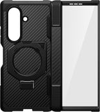 SUPCASE for Samsung Galaxy Z TriFold Case with 2 Tempered Glass Screen Protectors (UB Grip), [Compatible with MagSafe] [Built-in Kickstand] [Hinge Coverage] Military-Grade Protection Phone Case,Aramid