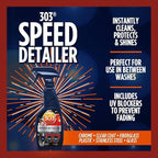 303 Products (30216-6PK) Products Automotive Speed Detailer - For All Exterior Surfaces - Instantly Shines And Protects - Cleans Between Washes - UV Protection, 16 fl oz 6 Pack