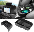 2PCS Center Console Organizer Compatible with Ford Escape 2020-2025 2026 Armrest Storage Box and Dashboard Tray Behind 8-inch Screen Dash Insert Tray Interior Accessories-ONLY FIT 8" display