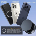Electric Vacuum Magnetic Phone Holder for Car, [Auto-Seal & One-Touch Release] Suction Cup Phone Mount for Content Creator TikTok Vlogging Travel, 360 Adjustable for iPhone 12-17 Pro Max
