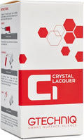 Gtechniq C1 Crystal Lacquer Ceramic Coating for Cars, 1 fl oz | High Shine Crystal Clear Finish, Prevents Minor Scratching, Easy to Apply, Ideal for Matte Paint Finishes, Up to 5 Years Durability