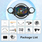 Android 14 Car Radio Compatible with BMW Mini Cooper 2007-2014,4G+64G,9" Touch Screen Car Stereo with Wireless Carplay&Android Auto,FM/GPS/SWC/Mirror Link/Backup Camer
