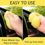 TeSabMi Car Cleaning Gel 160G - Reusable Dust Slime for Car Vents/Keyboard/Console, Interior Cleaner Putty, Gifts for Teen Women Men Stocking Stuffers