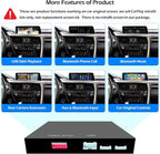 Compatible with Lexus Wireless CarPlay + Android Auto + Mirrorlink Retrofit Kit, Support NX UX LC RC 2014-2019, ES 2015-2019, GS LS RX LX 2016-2019 with Joystick/Small Touchpad
