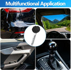 XANGNIER Flow Tire Shine Applicator,Reusable Car&Truck Tire Gel Dressing Applicator,No-Drip Tires Shine Sponge Brush with Replacement Wave Pad,Professional Car Detailing Cleaning Supplies Tool
