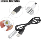 ACROPIX 5mm 0.20" 2W LED Aluminum Light Source Illuminator Decoration USB LED Light for Car DIY White - Pack of 1