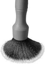 Detail Factory - Synthetic Detailing Brush - Ultra-Soft Bristles, Comfortable Grip and Scratch-Free Cleaning for Exterior, Interior, Emblems, Badges, and Instrument/Guage Panels. (Grey, Long)