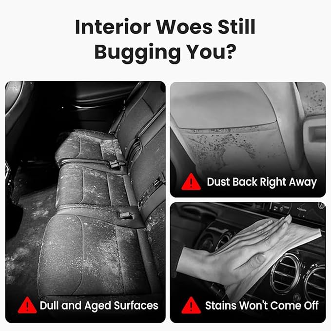 Polishing Cleaner Car Interior, 2026 Upgrade Car Interior Cleaner Spray, All Purpose Car Interior Detailer Cleaner for Dashboards, Seats, Leather, Plastic-1PC