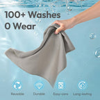 Professional Auto Detailing Microfiber Cloths 6 Pack, 15.5"x15.5" Glass Cleaning Towels for Car Windshield, Window and Interior, Lint Free Streak Free Polishing Rags for High Gloss Shine
