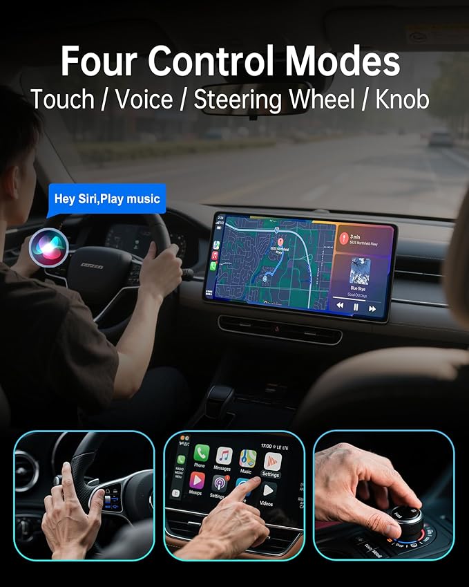 ONINCE Wireless carplay Adapter USB c, Convert Factory Wired CarPlay/Android auto to Wireless, Designed for USB-C Port Cars, Stable Connection