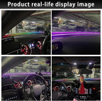 RGB Car Ambient Light Kit with APP Control & Music Sync, for Honda/Toyota CR-V Civic Accord Pilot All Vehicle Models, Plug and Play OBD Interior LED Atmosphere Lighting