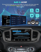 4+64G for KIA Sorento 2015 2016 2017 2018 2019 2020 (with Big Screen) Android Car Stereo with Wireless Carplay/Android Auto - 10 Inch Touchscreen Radio with 32EQ DSP/WiFi/GPS/SWC, AHD Rear View Camera