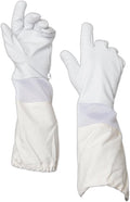 Beekeeping Gloves – Premium Goatskin Leather Bee Gloves with Breathable Vent and Long Canvas Sleeve, Protective Gear for Beekeepers (2XL)