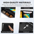 Autorder 2PCS Center Console Organizer for 2023-2026 Chevy Chevrolet Colorado/GMC Canyon Accessories Armrest Storage Box Hidden Storage Box Center Console Insert Tray with Anti-Slip Mat