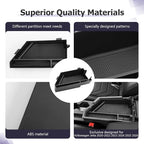 LUWU Center Console Organizer Compatible with 2020-2024 2025 2026 V olkswagen Jetta S/SE/SEL/Sport Accessories Armrest Console Secondary Storage Box Insert Tray ABS Material Black