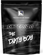 The Dirty Boy V2 - Edgeless Microfiber Towels, 16x16, Car Detailing Exterior and Interior, Tires, Trim, 310GSM Premium Korean Pearl Weave, Black (10 Pack)