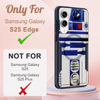 for Samsung Galaxy S25 Edge Case - Compatible with MagSafe Women Girls Boys Cute Magnetic Protective Phone Cover Cool Blue Unique Heavy Duty Shockproof Design for Samsung S25 Edge Case