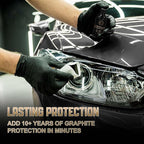 20H Professional Graphene Ceramic Coating for Cars (70ml) - 10+ Years Protection, Hydrophobic, Scratch & UV Resistant, High Gloss Finish - Professional-Grade Car Detailing Kit - Easy Application