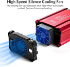 300w Power Inverter DC 12V to AC 110V - vansoet Car Plug Adapter Outlet with 3.4A Dual USB Fast Charging Port - Car Charger Cigarette Lighter Adapter for Phone, Laptop on Road Trip (Red)