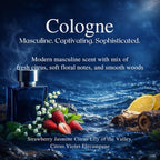 Smart Car Air Freshener: Revolutionary Smart Car Diffuser Vent Clip with 3 Exclusive 10 ml Fragrances (3 x Cologne)