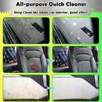 Car Interior Cleaner Foam - Car Dashboard, Seat, Carpet, Upholstery Cleaner, Auto Interior Detailing Spray Leather Vinyl Plastic Cleaner - Remove Stain & Grime & Grease - 150ml