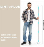Heavy Duty Carpet Rake – 50" Ultra-Long Pet Hair Remover Tool by LINTPLUS, Deep Cleans Carpets, Rugs & Furniture | Durable Home Cleaning Scraper