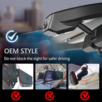 Mangoal Front 4K & Rear 1080P Dash Cam Custom fit for GMC Yukon, Yukon XL 2015 2016 2017 2018 2019 2020(Model C), Model C & Model D Have Same Models Years but Vehicle Sensor Cover are Different