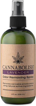 Cannabolish Lavender Smoke Odor Eliminator Spray and Air Freshener, 8 fl. oz, Natural Ingredients