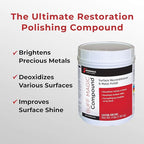 Shurhold Buff Magic Compound - Ultimate Restoration for Oxidation & Rust | Buffing & Polishing Pads for Metal & Gelcoat