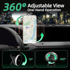 Car Phone Holder for Honda Accord (2023-2025 2026, 12.3"),MagSafe Car Mount Charger,Magnetic Phone Holder,15W Fast Wireless Charging, 360° & Hands Free,with Storage Box,Car Accessories for 11th Accord