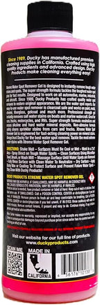 DUCKY PRODUCTS Xtreme Water Spot Remover Gel - Instantly Removes Hard Water Spots and Stains - Works on Cars, Trucks, Boats, RVs, Motorcycles, and More - 16 fl oz. - D1035 Pink