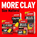 Mothers California Gold 3 Clay Bar Complete Kit, 3 80-gram Clay Bars + 16 oz. Instant Detailer + Microfiber Towel — Removes Contaminants, Restores Brilliance & Smoothness of Paint (07240)