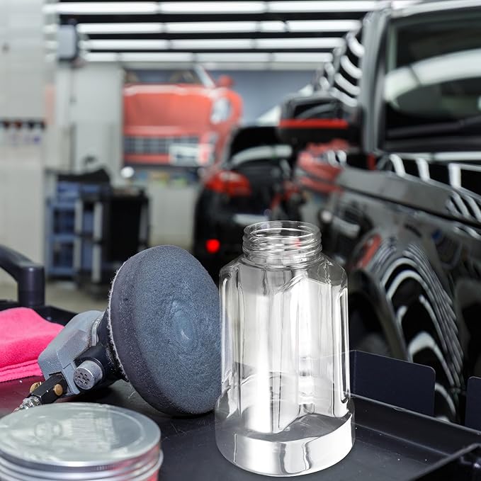 Car Wash Foam Sprayer 1l Pa Soap Bottle with Hose Attachment for Household Cleaning and Pet Bathing Foam Cannon Accessory