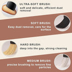 8PCS Car Detailing Brush Set, Car Detailing Brush, Soft Car Cleaning Brush, Suitable for Cleaning Car Interiors, Including Air Vents, Center Console, Seat Gaps, and More