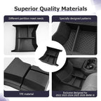 LUWU 2025 2026 B MW iX Lower Center Console Organizer for 2022-2026 iX xDrive45 xDrive60 M70 Accessories Armrest Console Storage Box Armrest Organizer Insert Tray Glove Organizer Tray TPE Material