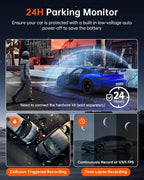 R39 Dash Cam Front and Rear,Dash Cam 3 Channel 5K with Built-in GPS & 5G WiFi.UHD 4K+1K+1K Triple Car Camera, 3.99" IPS Touch Screen, 64GB Card, Front, 24/7 Parking Monitoring for Dash Camera