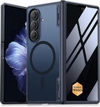 MOBOSI Magnetic for Z Fold 7 Case with Privacy Screen Protector, Samsung Galaxy Z Fold7 Cover[Compatible with Magsafe & Full Body Hinge Protection] Shockproof Phone Cases for zfold 7, Black