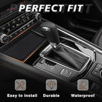 Muslogy Center Console Front Organizer Compatible with Mazda CX5 CX-5 Accessories 2022-2025 Tray Storage Coin Holder Gear Shifter Front Storage Inserts Organizer Armrest Box Secondary Accessories