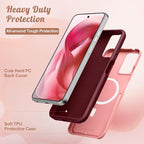 for Moto G 5G 2024 Case - Compatible with MagSafe Women Girls Cute Magnetic Protective Phone Cover Girly Kawaii Pretty Fashion Heavy Duty Shockproof Design for Motorola Moto G 5G 2024 Cases