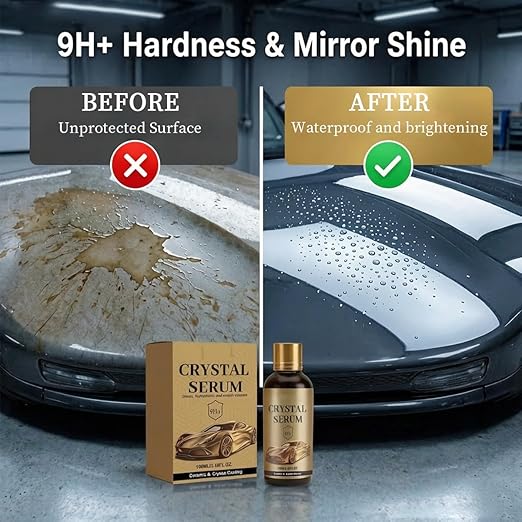 2PCS PTZ Cristal Serum, Advanced Graphene Ceramic Coating for Cars | 9H Graphene, Ultimate Quick Effect Car Coating Spray for Shine & Protection, Nano Coat Restore for Paint, Glass & Wheel