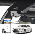 Mangoal Front 4K & Rear 1080p Dash Cam Custom for Lexus ES 2019 2020 2021 2022 2023 2024 2025 (Model B),ES350 ES300h F Sport ES250 etc,OEM Look,UHD 2160P Video, WiFi & App,128GB Card