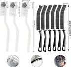 18Pcs Crevice Gap Cleaning Brush,Door Window Track Groove Corner Crevice Cleaning Brushes for Cleaning Window Grooves, Bathroom, Toilet Corner, Kitchen, Faucet, Sink(18PCS)