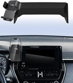 Car Phone Holder for Toyota Corolla/Corolla Hatchback 2019-2026/Corolla Cross 2022-2026 Accessories 8-Inch Screen Fixed Clip, Automobile Cradles Phone Mount, Cell Phone Base Not Block Air Vent