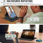 Case for 6" Kindle Paperwhite (10th Generation,2018 Release),360 Degree Rotating Swivel Leather Stand Folio Cover Auto Wake/Sleep for Amazon Kindle Paperwhite E-Reader,Cute Sea Turtle