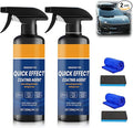 2Pcs Advanced Quick Effect Coating Agent,Car Coating Spray, 2025 New Car Paint Protection，Car Scratch Wax Polish Spray Waterless Wash，Multi-Purpose Oil Film Emulsion Glass Cleaner