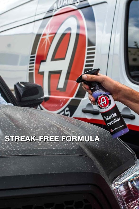 Adam's Polishes Matte Detailer - Specialized Formulation Perfect for Any Matte, Satin, and Gloss Finishes - Does Not Add Any Level of Shine - Easy to Use, with No Streaking or Residues (1 Gallon)