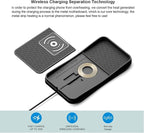 Wireless car Charger Charging pad 15W Fast Wireless Phone Charger Non Slip FastCharger for car Cell Phone Cordless Charging mat Compatible with iPhone 16/15/14/13/12 Pro Max,Samsung S23 S22 S20(S13)